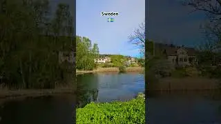 #швеция #весна #река #дом  #природа #музыка #sweden #river #spring #music #nature #europe #house
