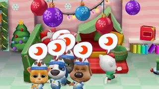 My Talking Tom Friends Gameplay Walkthrough New Christmas Update (iOS, Android) #77