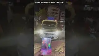 Hyundai Verna Bluzon 240W LED Installed | Super Bright Car Headlight Upgrade 🔥✨