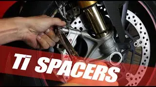 Ducati Panigale v4 Titanium spacers and Bolts   By V4EVO.COM