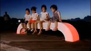 Color Changing LED Cube Stool - Smart Bright LEDs