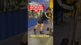 Extens&atilde;o de quadril polia baixa.