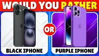 Would You Rather: BLACK or PURPLE Edition 🖤💜 | Choose Your Favorite!