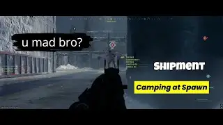 Call of Duty camping on shipment at enemy spawn