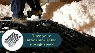 EASY & HANDY Instant Attic Flooring (pack of 4 panels)