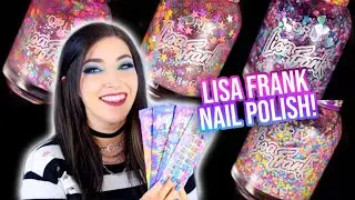 NEW Orly x Lisa Frank Nail Polish Glitter Topper Swatches! (& application tips!) || KELLI MARISSA