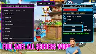 DRIP CLIENT V3 + RONI MOD MENU V157 | FREE FIRE MOD MENU | RONI MOD MENU | OB52 NEW HACK ||