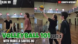 VOLLEYBALL 101 PART 4 with Manilla Santos | MUTKENFLIX EP38