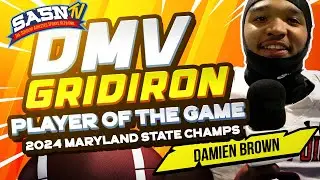 North Point's Damien Brown Interview | MPSSAA 2024 Maryland State Championship Highlights