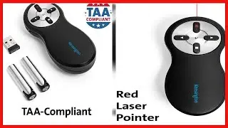 Kensington Wireless Presenter with Red Laser Pointer (K33272WW)