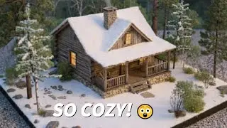 This Tiny Winter Cabin Looks So Cozy Using Simple Materials