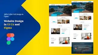 New Hotel Website Design In ui ux and figma . ui ux design . Full ui ux and figma design in website.