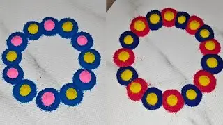 Easy Rangoli Design||Unique Rangoli Design||Beautiful Rangoli Design #rangoli #art #viral #2026