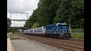 SEPTA Diesels in Non-Revenue Service - Gel, Rail, Tie and Wire Trains and ACS-64 hand-offs