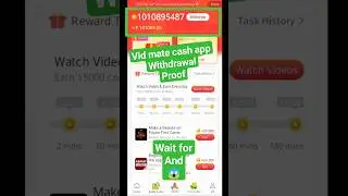 🤑vidmate app withdrawal proof | 💥 vidmate app real or fake | #shorts