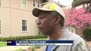 Fire Chief: Torch from renovation crew may have ignited mansion fire in Grosse Pointe Park