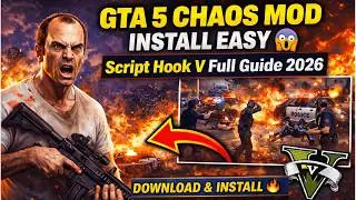 How To Install GTA 5 Chaos Mod Easily | Script Hook V Tutorial | GTA V PC Urdu