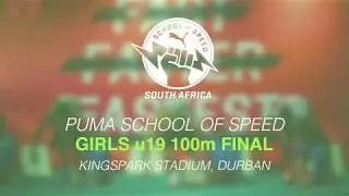 Girls u19 100m Final