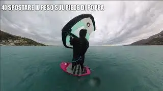 Lezioni di wingfoil - La sequenza di decollo