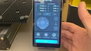 How to set up/change laser job - snapmaker 2 A350T.