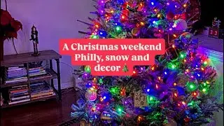 Christmas Village in Philly & Tree decorating!