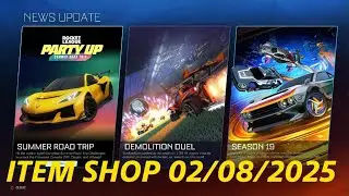 Rocket League item shop today 02/08/2025 - SKY BLUE DIMENSIONATOR GOAL EXPLOSION