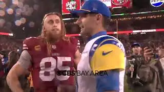 Jimmy Garoppolo&rsquo;s Postgame Gesture to Nick Bosa & George Kittle 🤝🔥