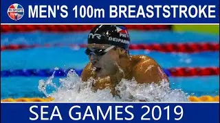 SEA GAMES 2019 : Men's 100m Breaststroke - Swimming | James Deiparine and Jonathan Cook