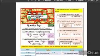 Review of  tag questions for students of third course