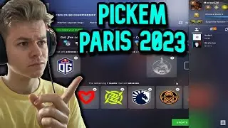 CS:GO MŮJ PICK-EM PRVNÍ ČÁST BLAST PARIS MAJOR 2023