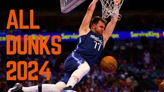 Luka Doncic dunk compilation 2024 (Unexpected)