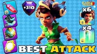 +310 Spirit Walk with Root Rider Army at Town Hall 17! - Clash of Clans Attack Strategy