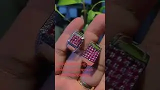 silver handmade Myanmar Ruby Ring
