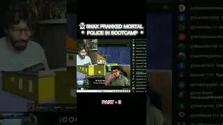 👻SNAX PRANKED MORTAL *POLICE IN BOOTCAMP*#shorts#bgmishorts#pubgmobile#jokerkihaveli&lrm;⁨#snaxgaming