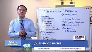 Ejercicio en Menopausia - Dr. Luis Vergara Medicina Deportiva