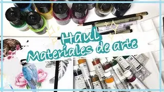 Unboxing compras de Lumen! Haul de materiales de arte - acuarelas, gouache y mas! ✨