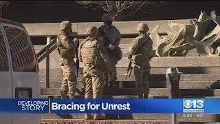Show Of Force At CA State Capitol