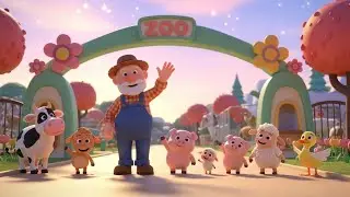 Old MacDonald Had a Zoo | Animal Sounds Song for Kids | Nursery Rhymes & Songs for Children