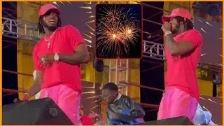 VIDEO:DIAMOND ni moto wa kuotea mbali,apiga show kali mbele ya REMA kwenye TRACE AWARDS,fataki zapig