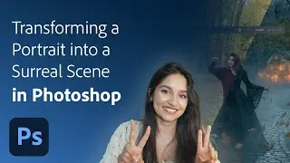 Transform a Portrait into a Surreal Scene with Generative Fill | Adobe Photoshop