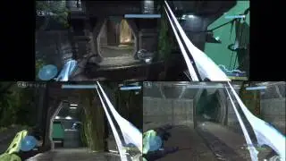 Halo 3 Splitscreen Multiplayer Gameplay in HD