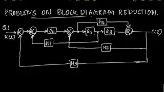 Control systems - Block diagram reduction l Problem 1