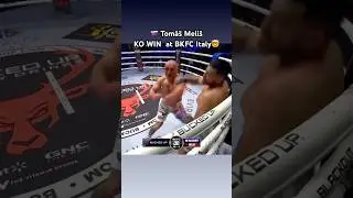 BKFC ITALY 🤯BRUTAL KNOCKOUT BY TOMAS MELIS