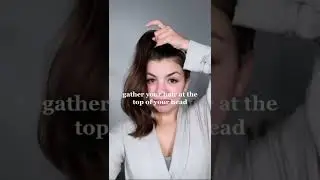 &ldquo;Pineapple bun&rdquo; 🍍 hairtok hairstyles #shorts