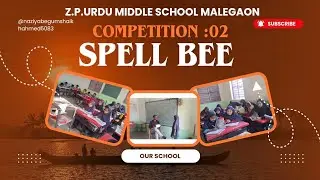 Inter School Spell Bee Competition &ndash; 2 🐝 Oral + Written.Z.P Urdu Middle School Malegaon ✨#youtube #