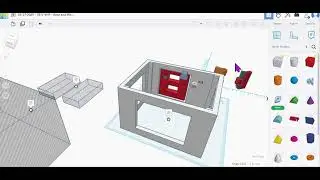 05-29-2025 - TinkerCAD hacking (Ramp, door & basic hinge) - Focusing on the hinge - Session 01