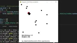 Heppner's Bird Simulation: A Python and Pygame Exploration