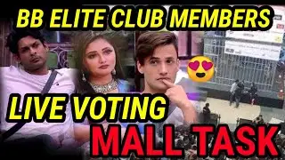 MALL TASK||SIDDHARTH,ASIM,RASHAMI||BB ELITE MEMBER||LIVE AUDIENCE VOTING||BIGBOSS S13