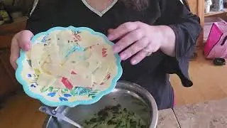 January 5, 2026 Spinach , Mushroom and Swiss Cheese Crustless Quiche
