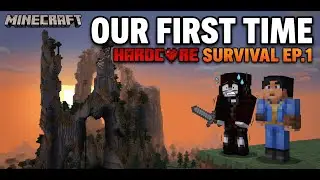We have never played Minecraft Hardcore... so i forced my sister to join me.
